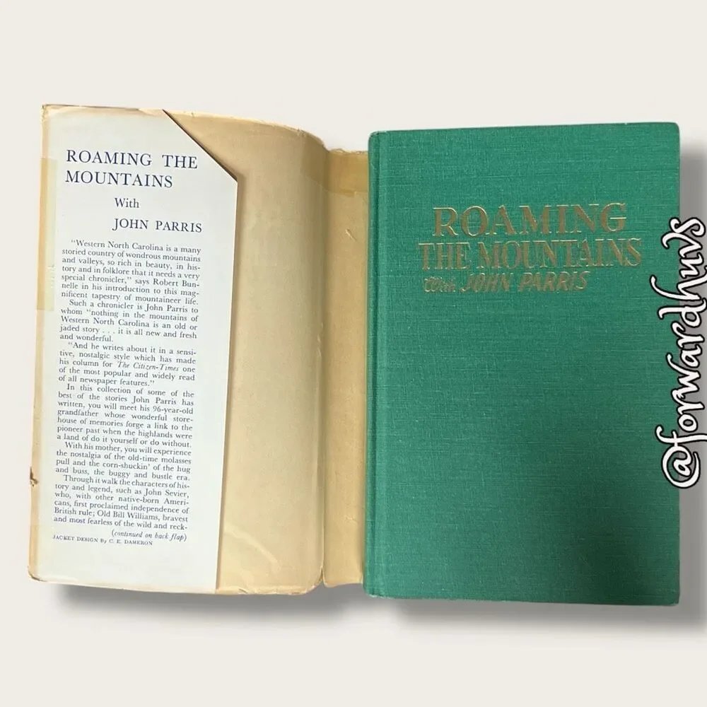 Roaming the Mountains with John Parris – First Edition Hardcover
